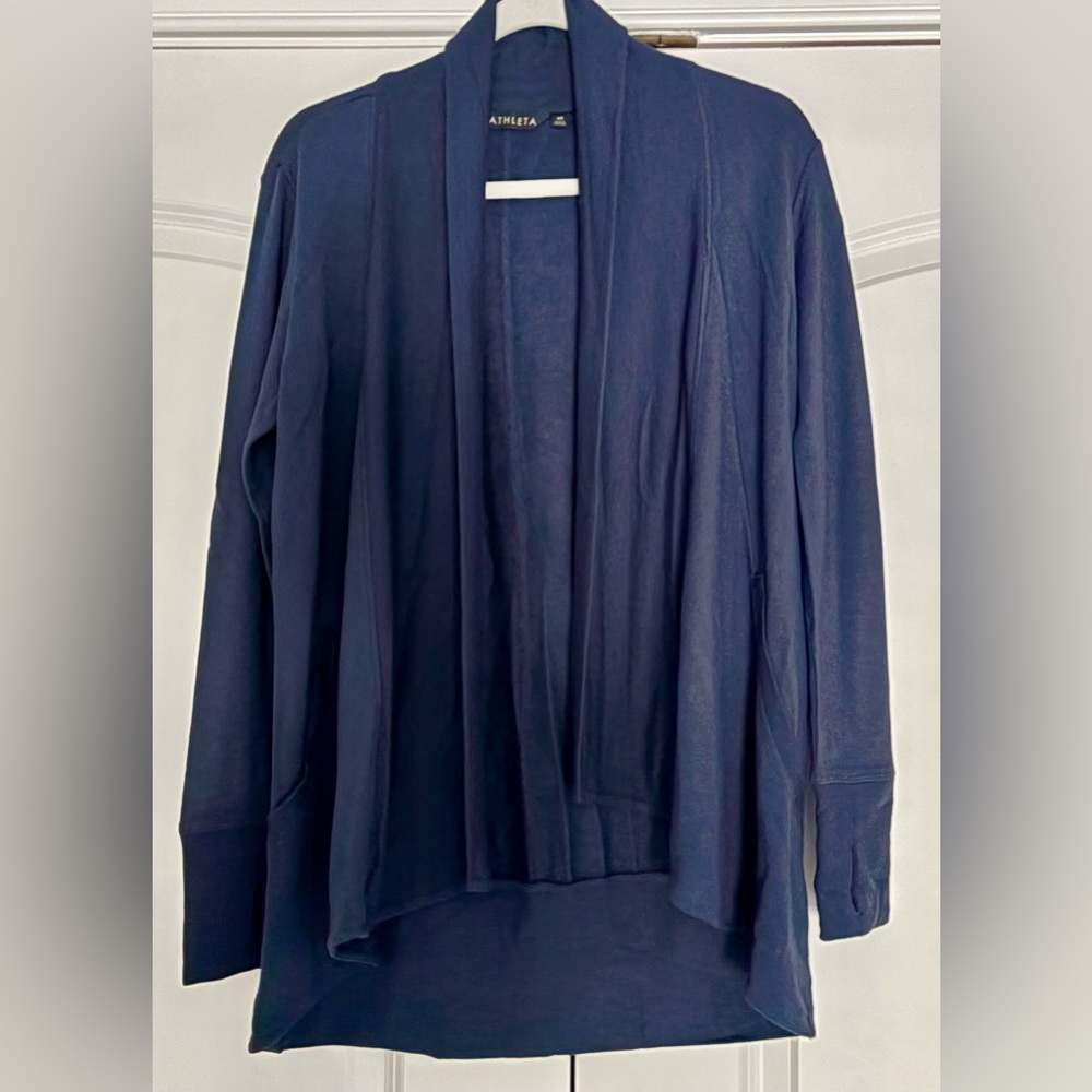 Athleta Pranayama Navy Blue wrap XS